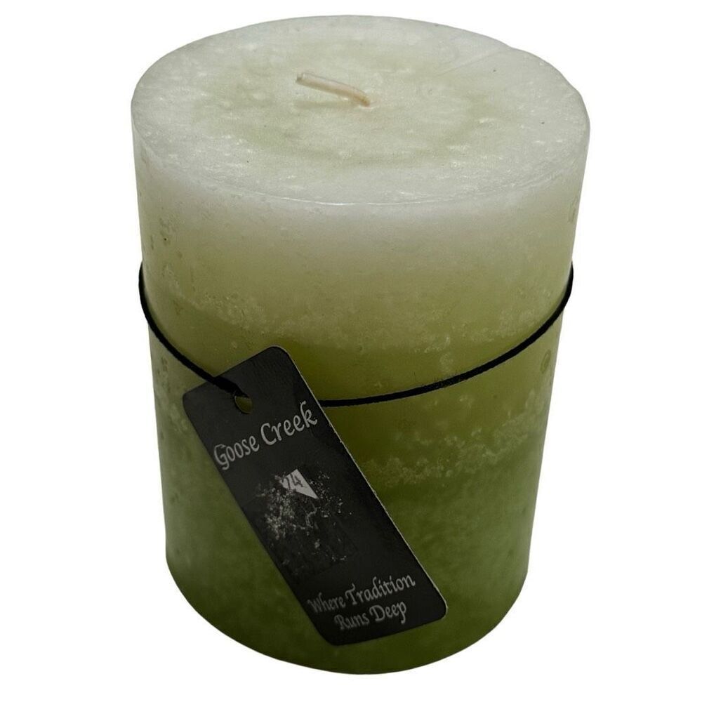 Goose Creek Candles Lily of the Valley Premium Three Pour Pillar Candle VHTF